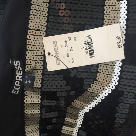 Express Sequin Mini Skirt - Picture 2 of 2